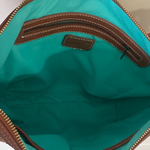 Catchfly Women's Southwestern Color Block With Brindle Inlay Bucket Bag Purse - Picture 5 of 7